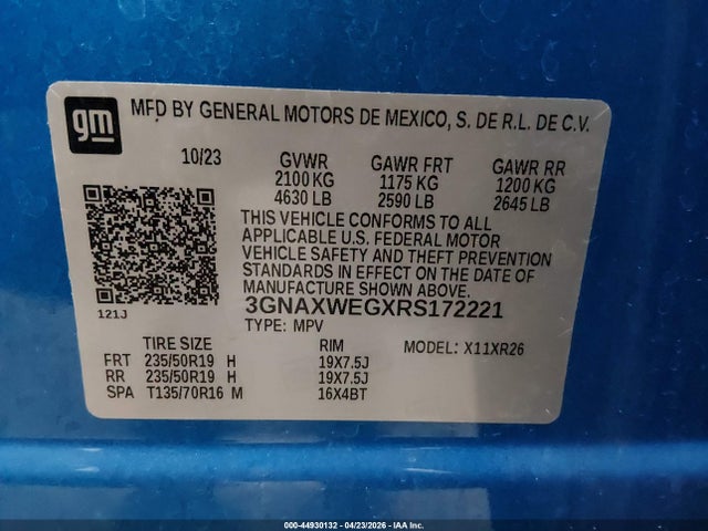 Chevrolet Equinox Awd Rs