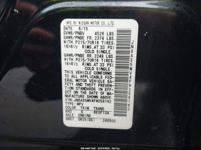 Nissan Rogue S