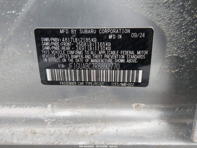 Subaru Impreza Base 5-door