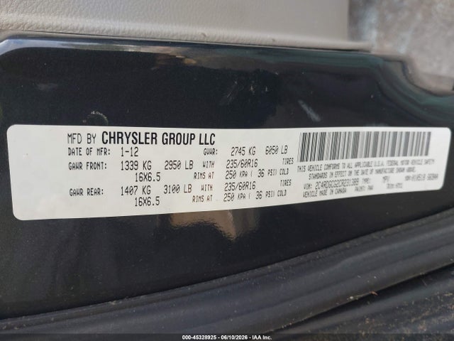 Dodge Grand Caravan Sxt