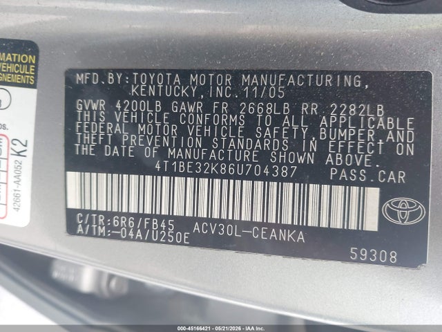 Toyota Camry Le