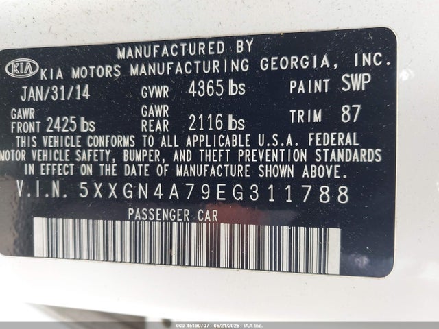Kia Optima Ex