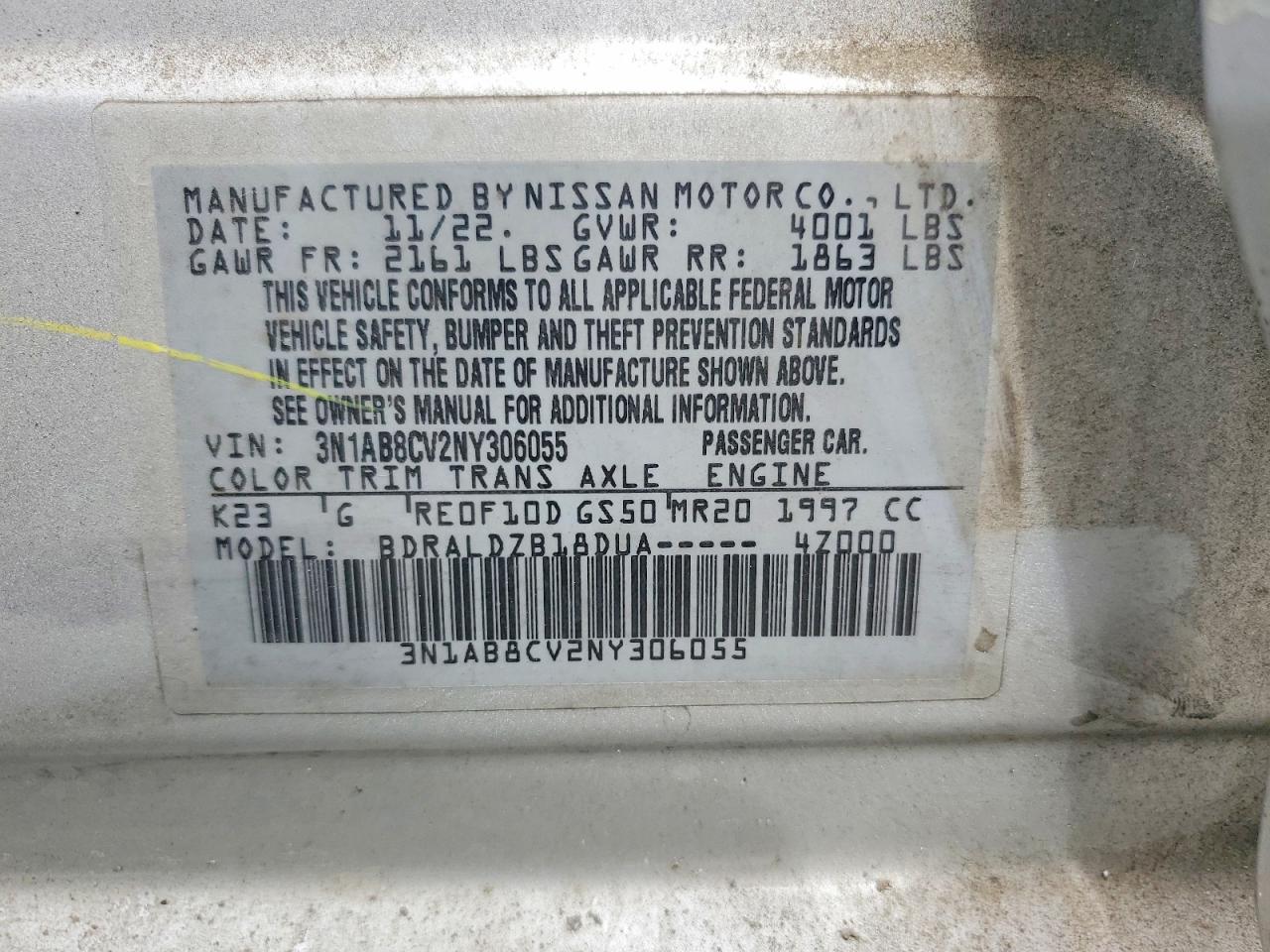 Nissan Sentra Sv