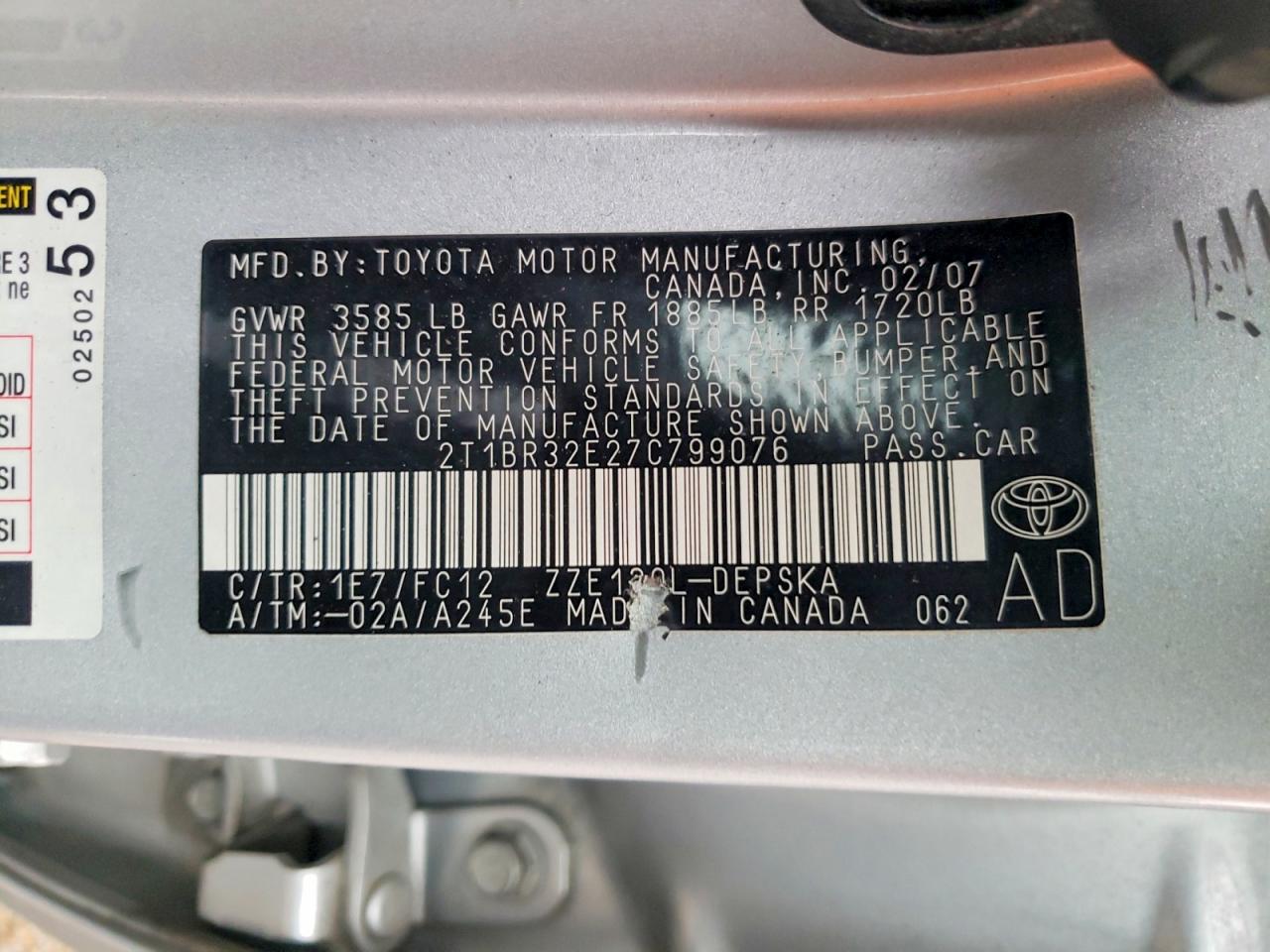 Toyota Corolla S