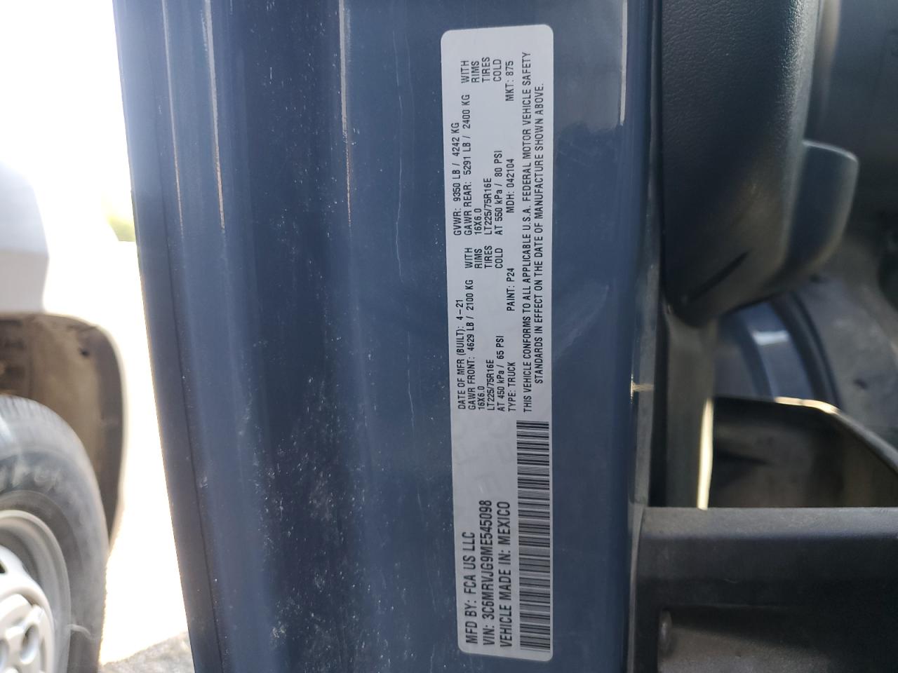 Ram Promaster 3500 High