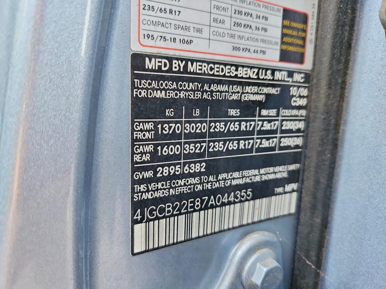 Mercedes-Benz R-Class 320 Cdi