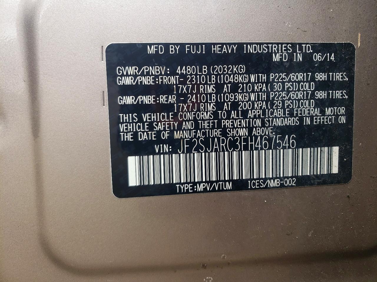 Subaru Forester 2.5i Limited