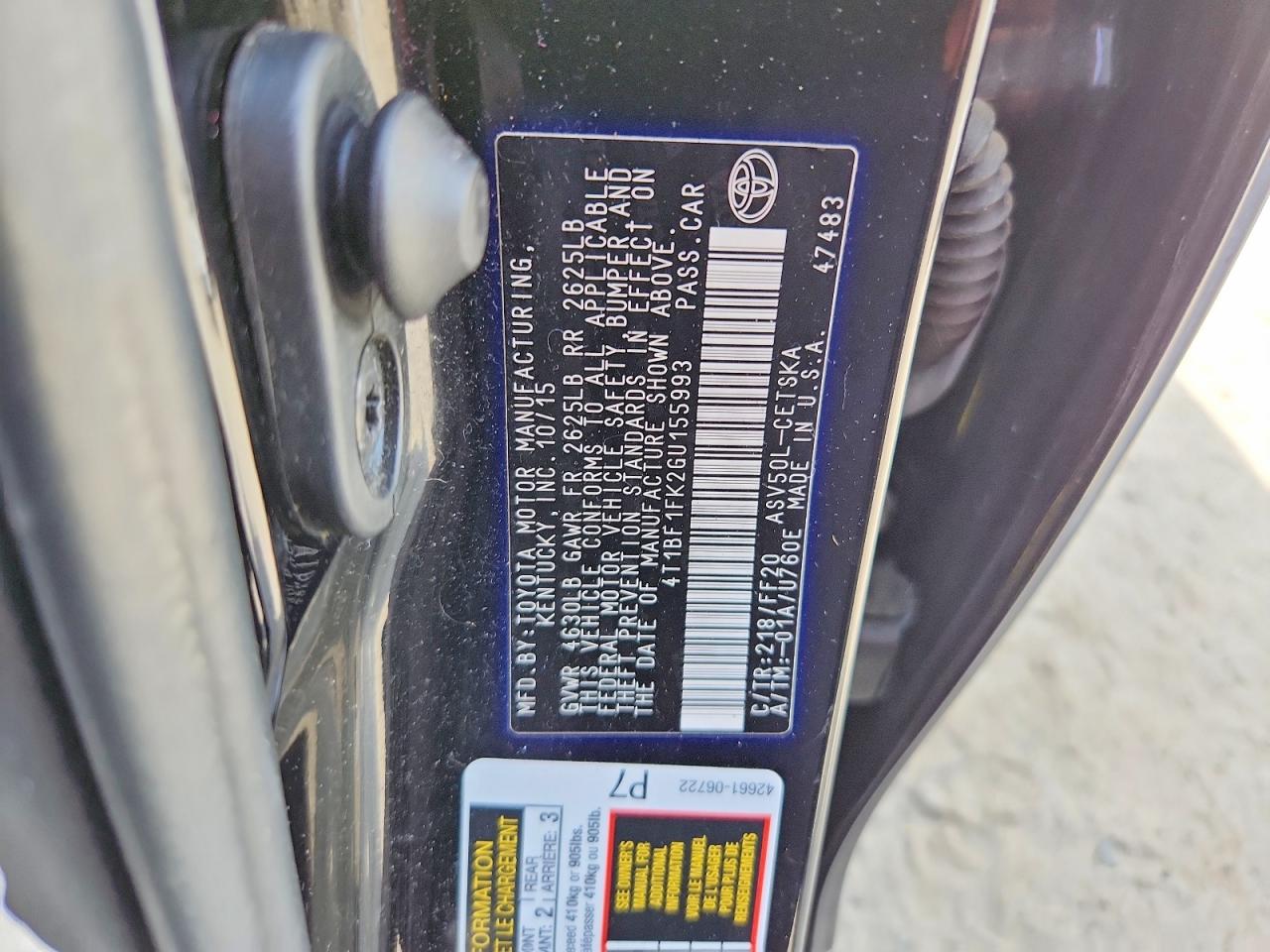 Toyota Camry Se
