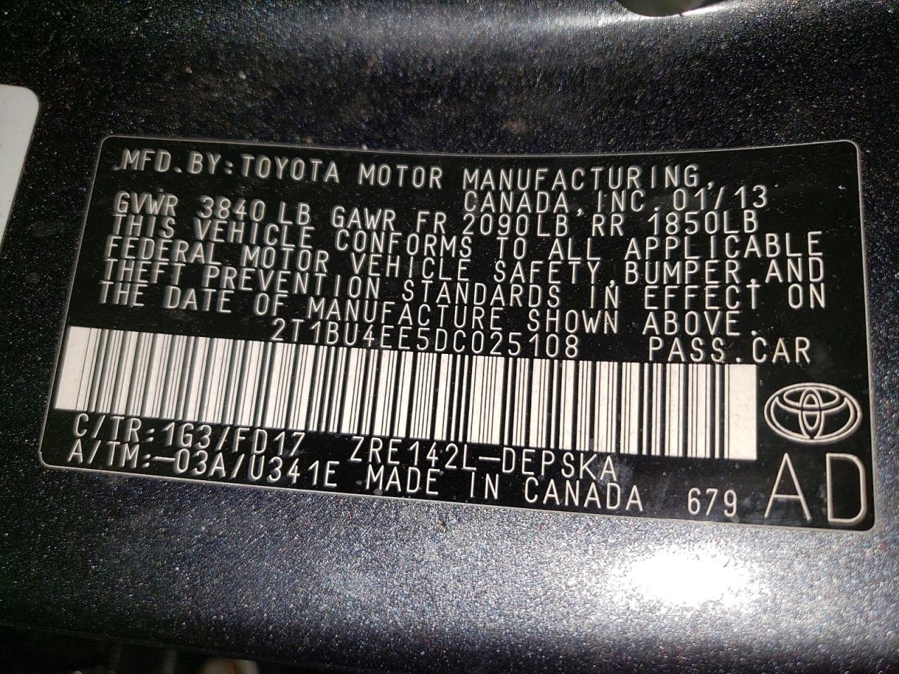 Toyota Corolla S