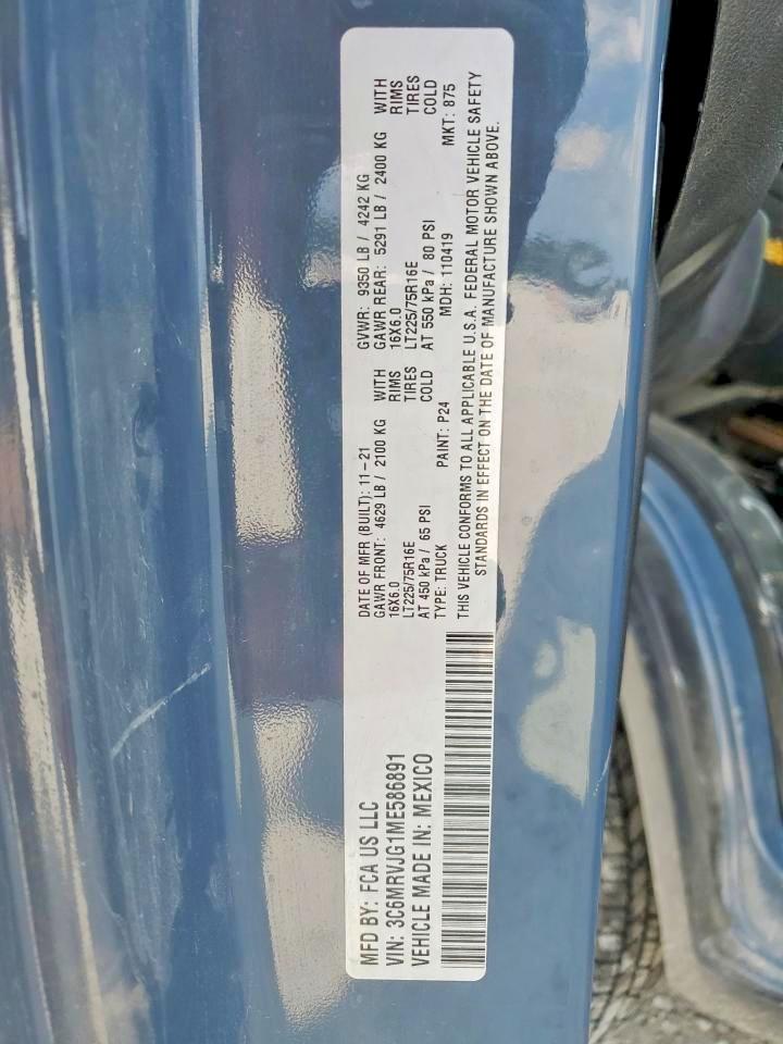 Ram Promaster 3500 High