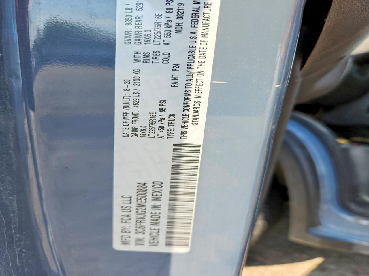 Ram Promaster 3500 High