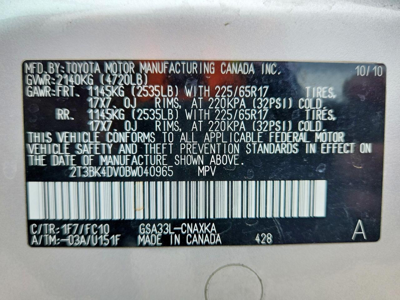 Toyota RAV4 Base