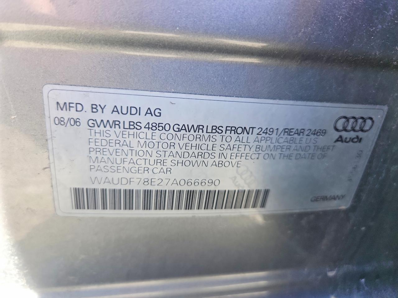 Audi A4 2.0t Quattro