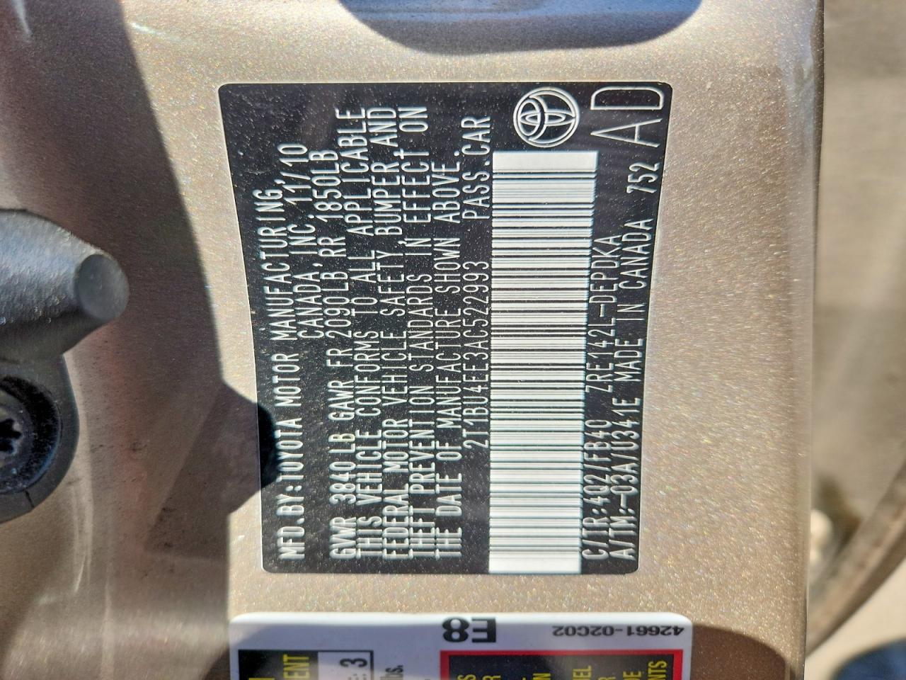 Toyota Corolla Base