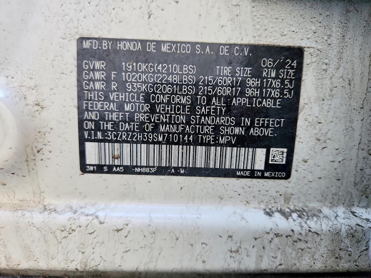 Honda HR-V Lx