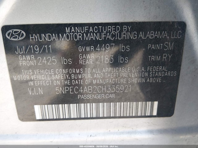 Hyundai SONATA Limited 2.0t