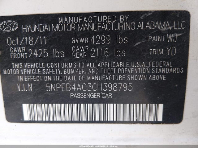 Hyundai SONATA Gls