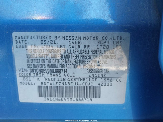 Nissan Versa Sv Xtronic Cvt