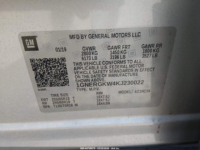 Chevrolet Traverse 1lt