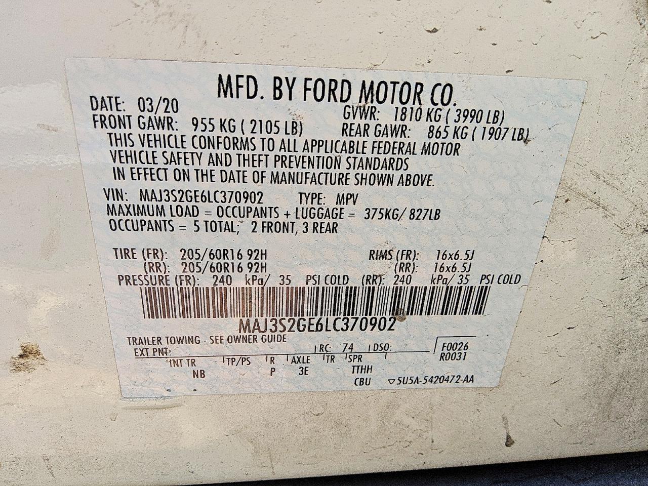 Ford EcoSport Se