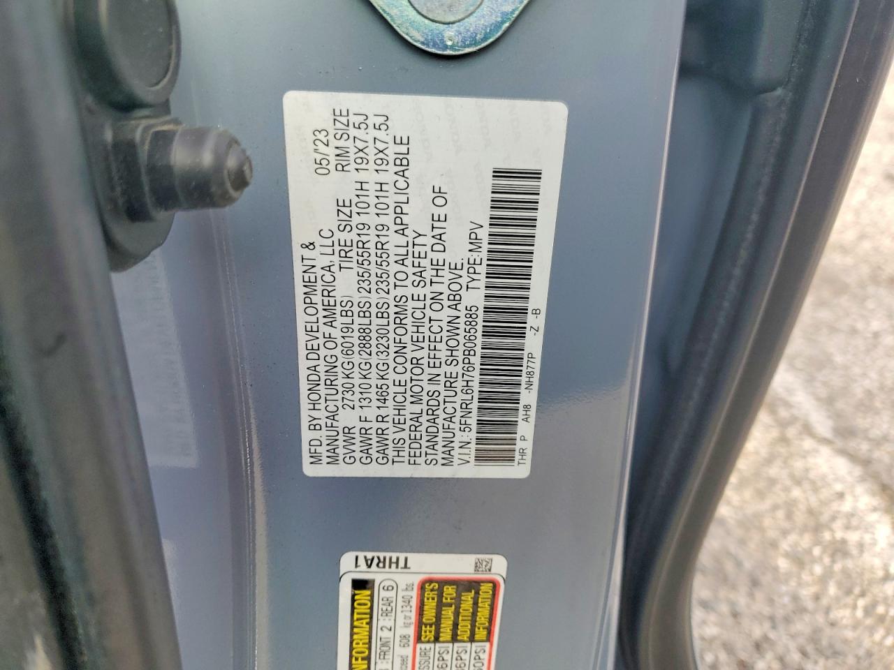 Honda Odyssey Sport-l