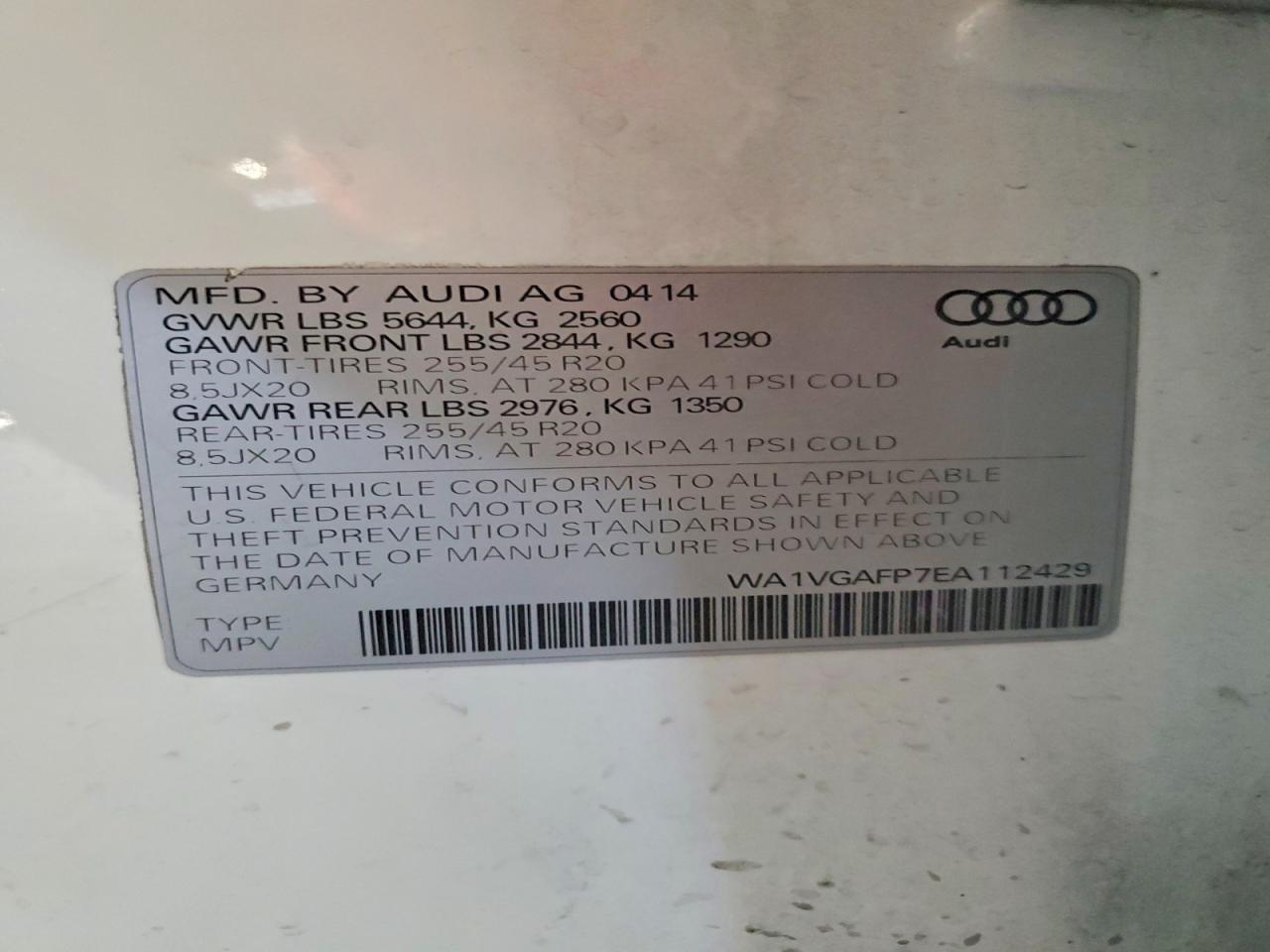 Audi Sq Prestige