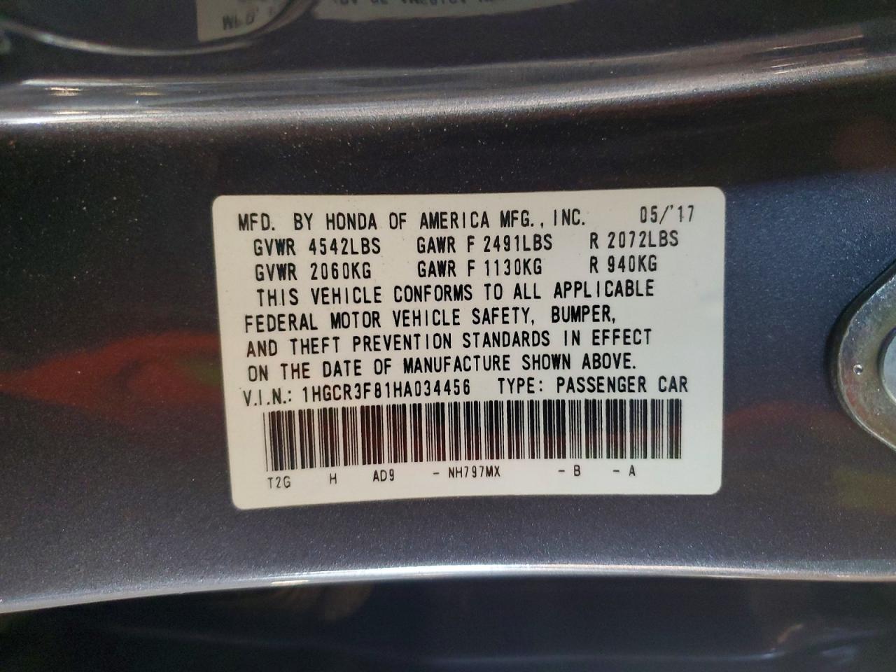 Honda Accord Exl