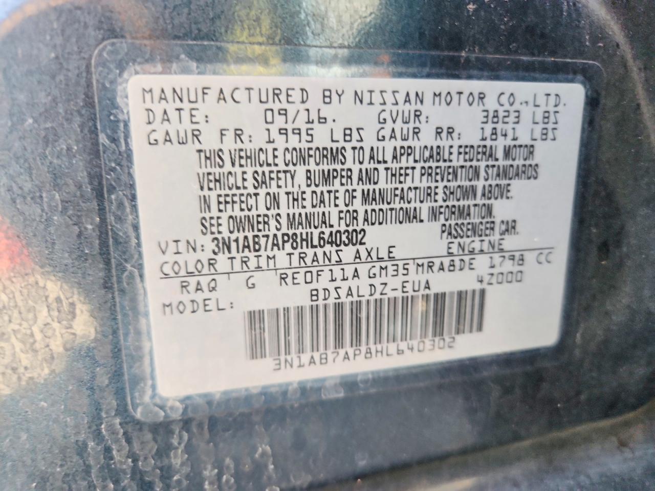 Nissan Sentra Sv