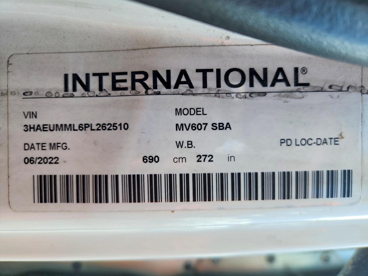 International Mv607