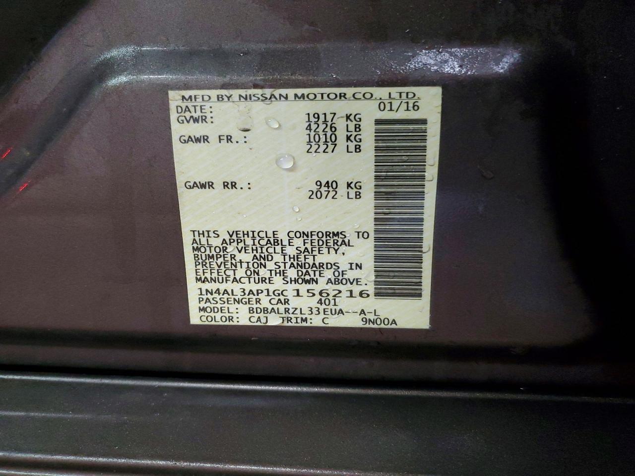 Nissan Altima 2.5 Sl