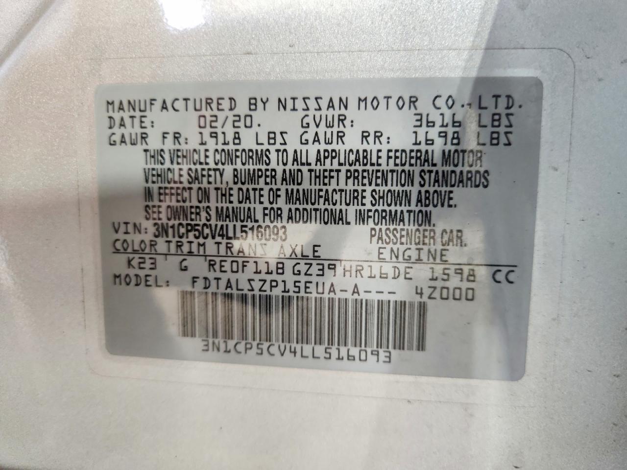 Nissan Kicks Sv
