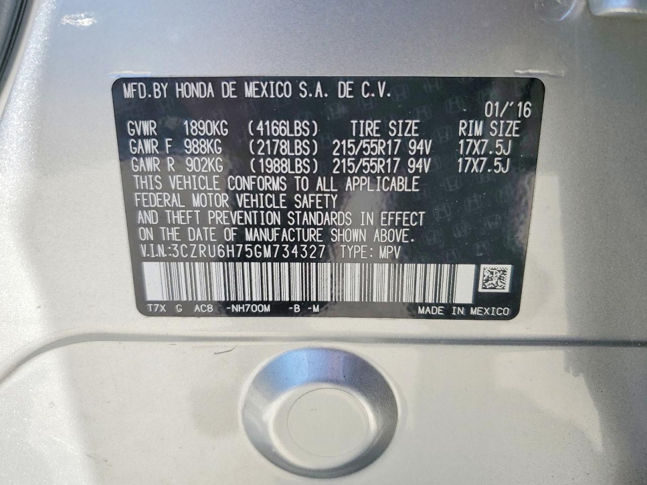 Honda HR-V Exl