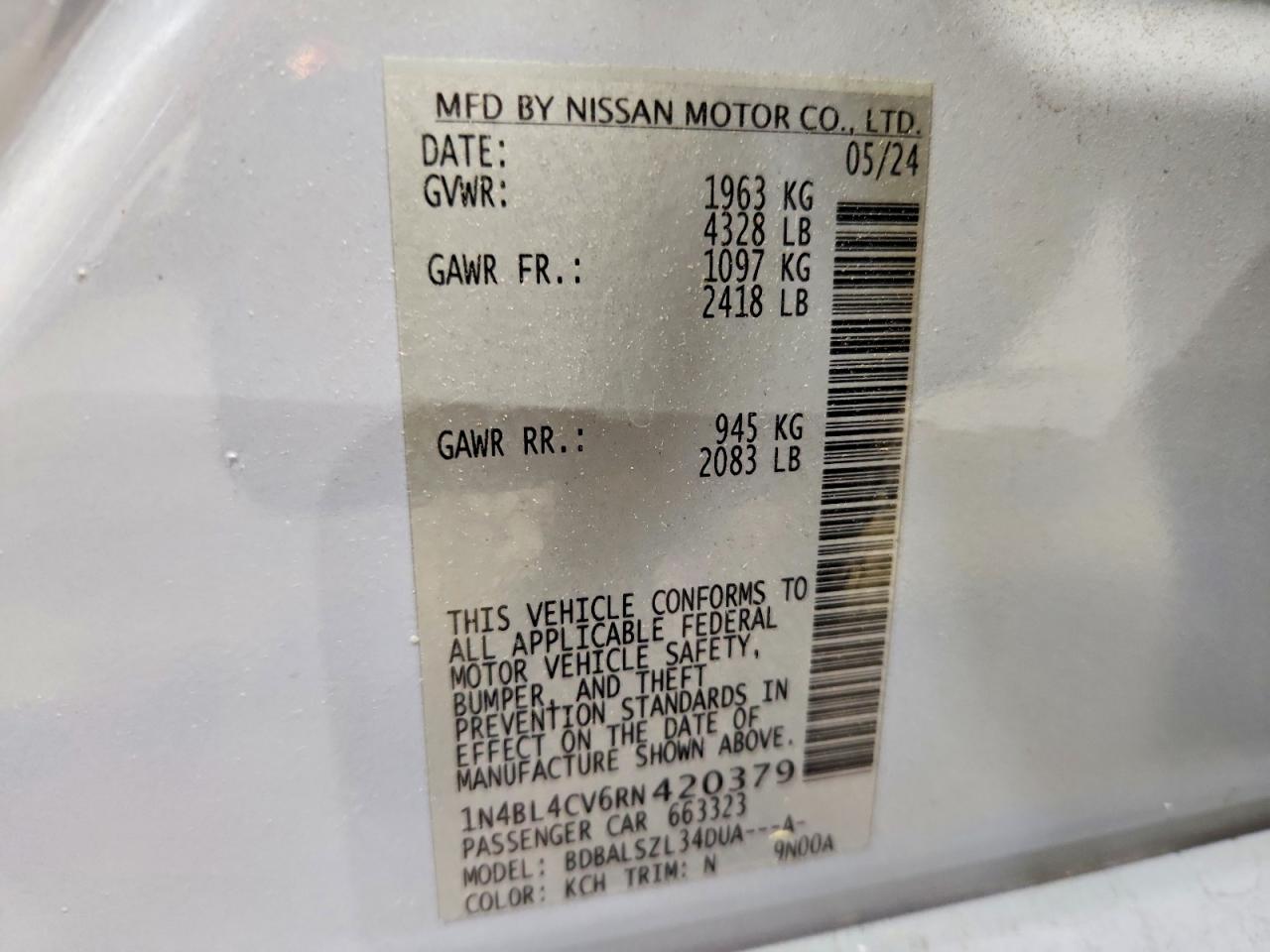 Nissan Altima Sr