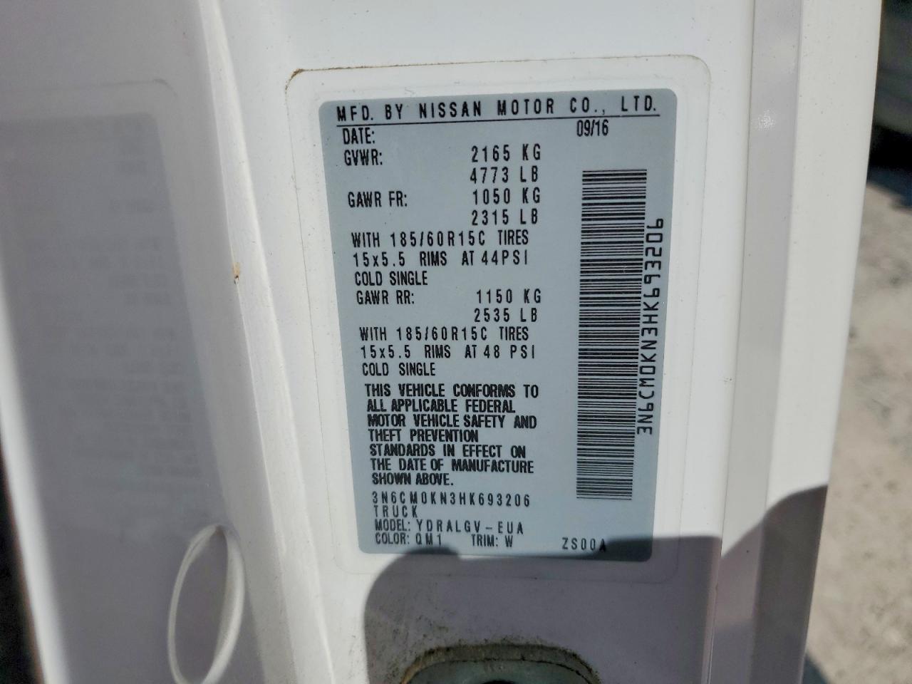 Nissan Nv Sv
