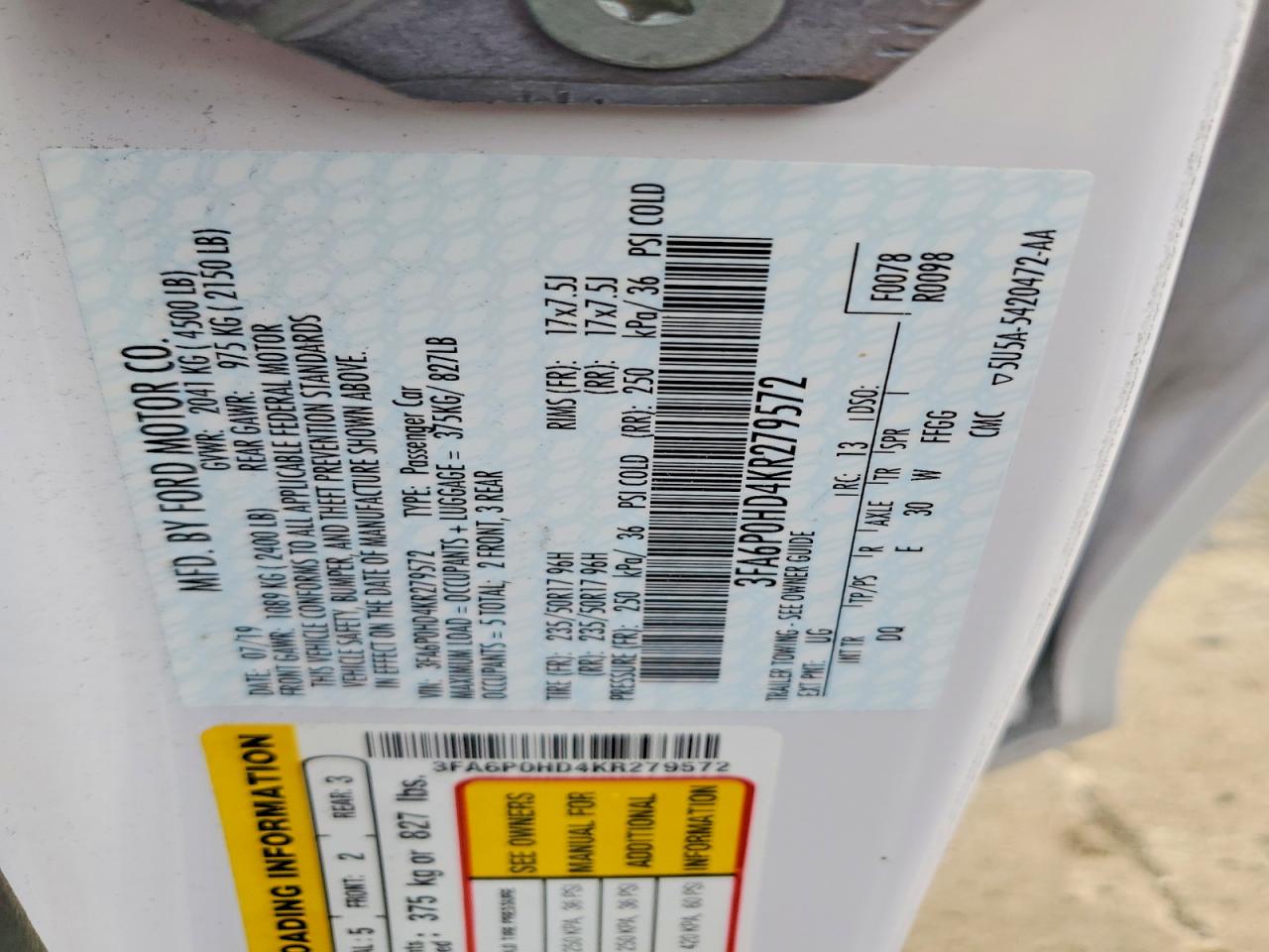 Ford Fusion Se