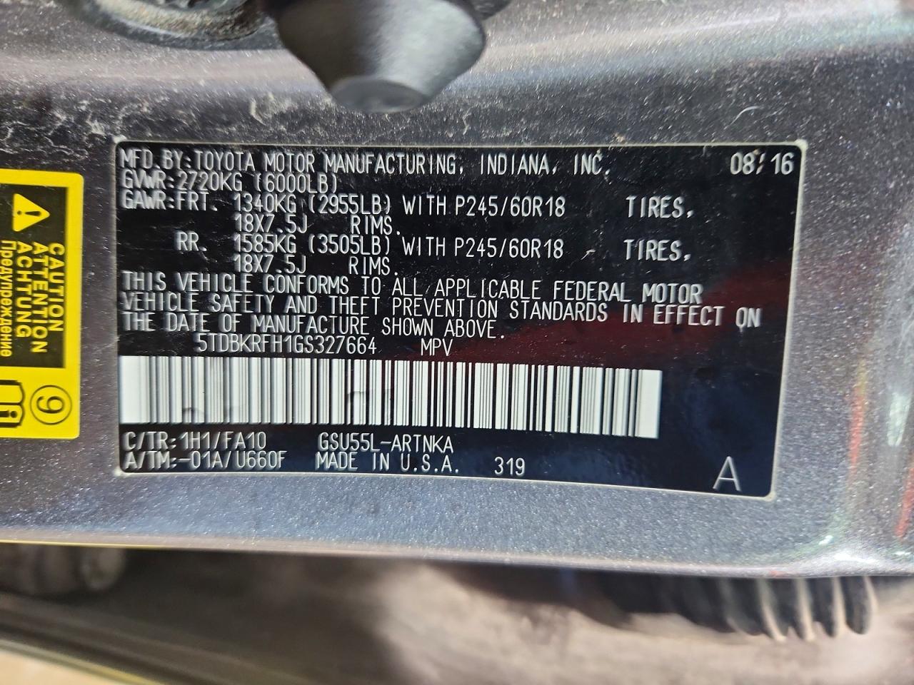 Toyota Highlander Le Plus