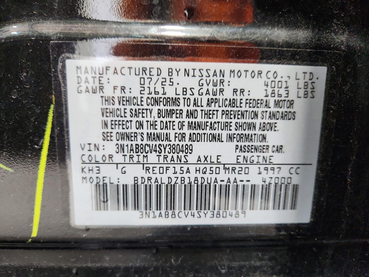 Nissan Sentra Sv