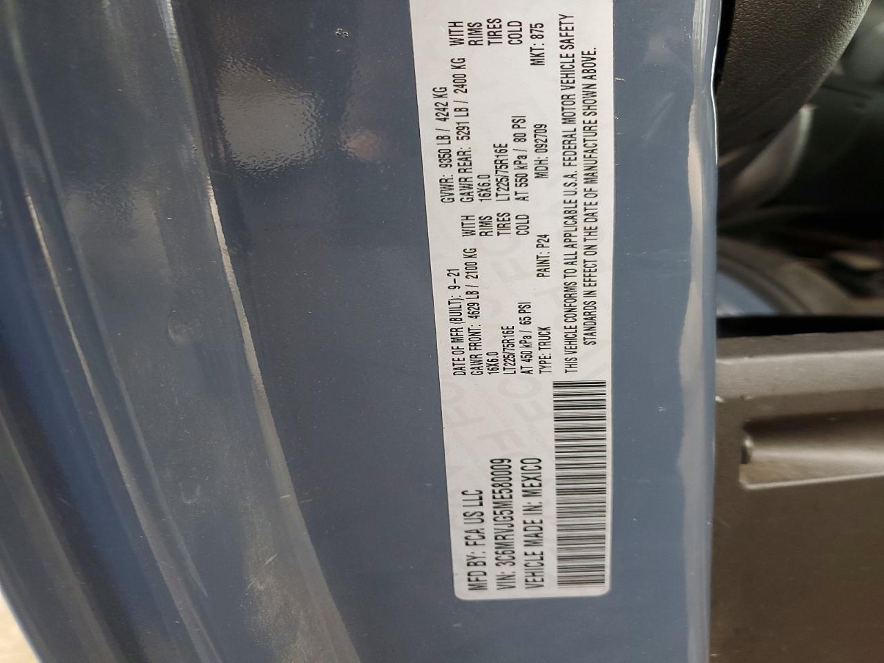 Ram Promaster 3500 High