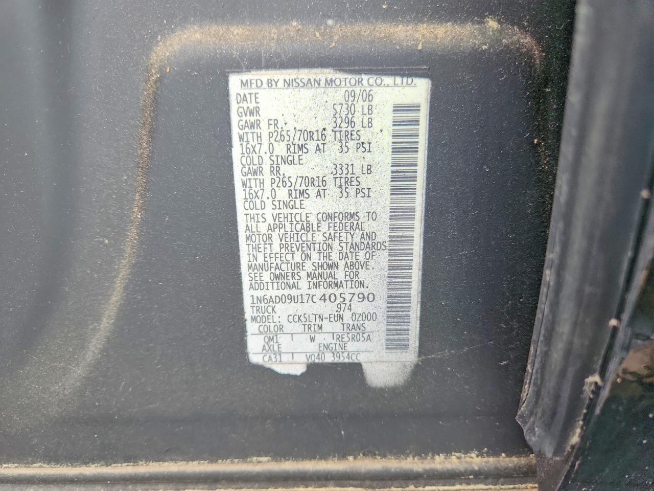 Nissan Frontier Se