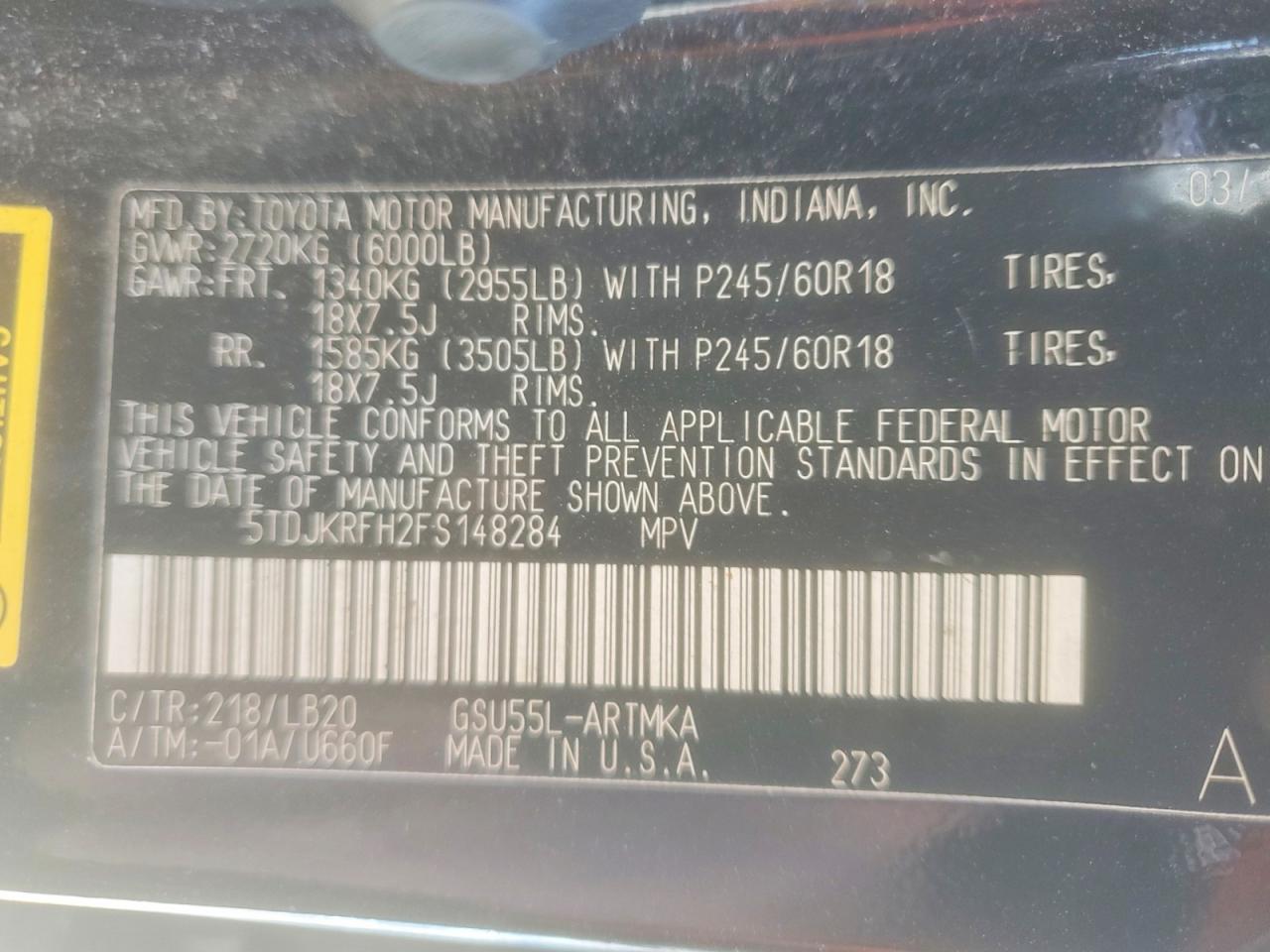 Toyota Highlander Xle