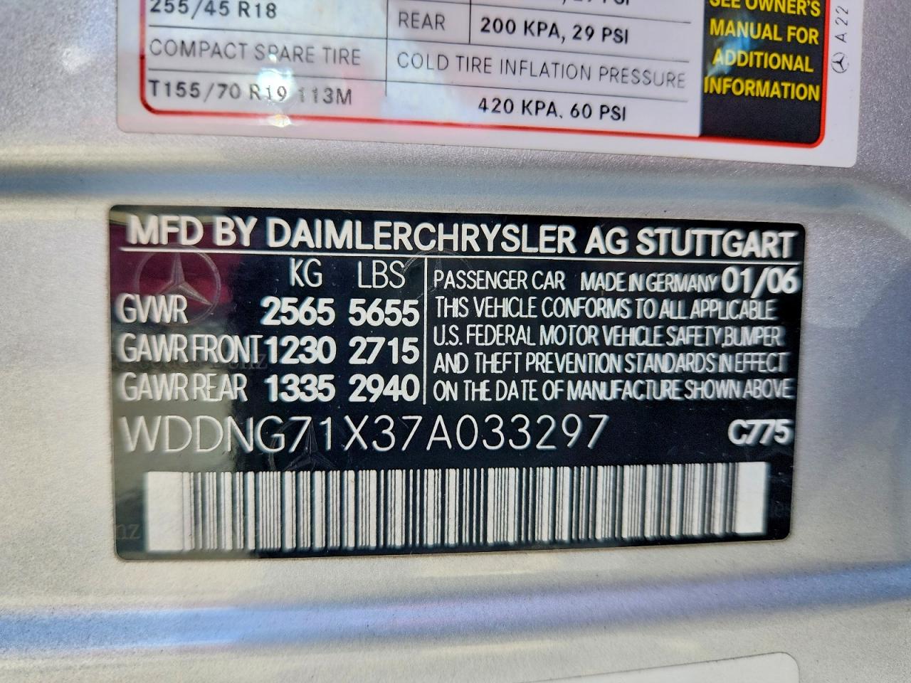 Mercedes-Benz S-Class 550