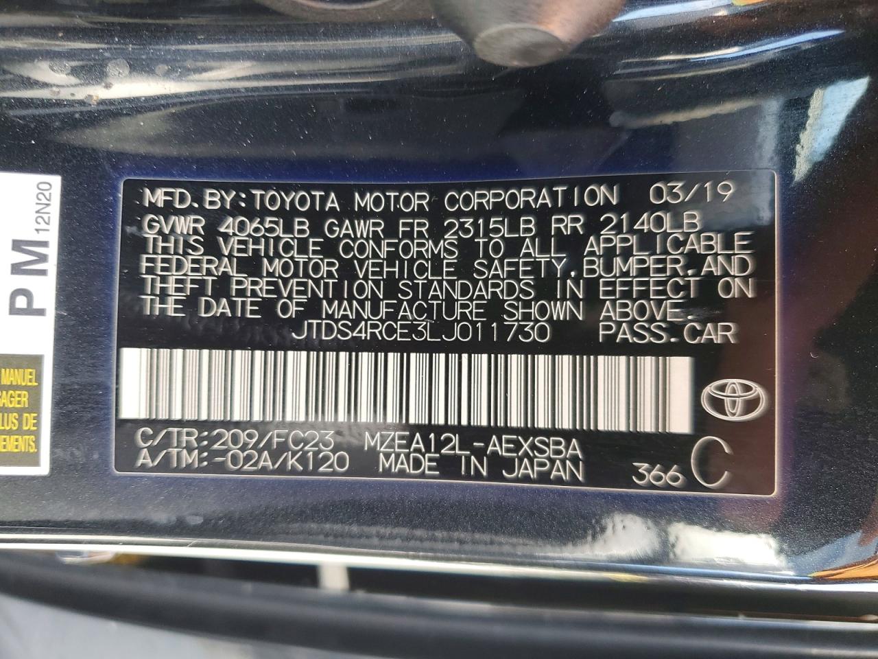 Toyota Corolla Se