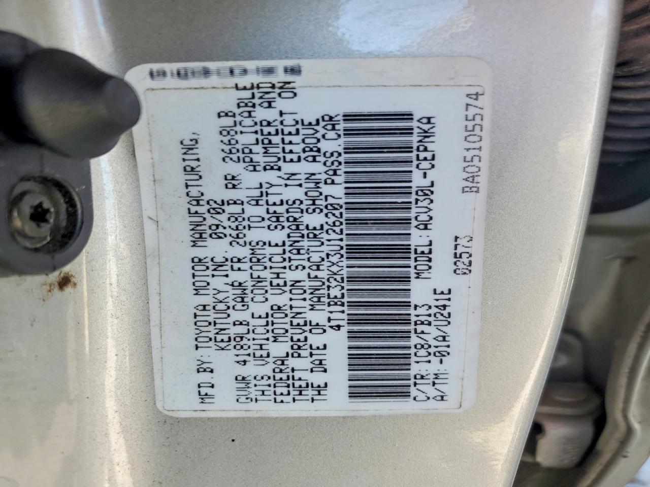 Toyota Camry Le