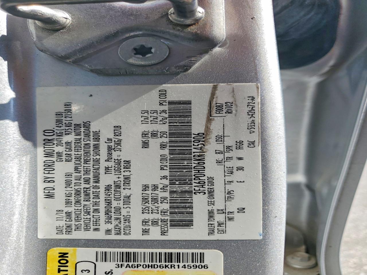 Ford Fusion Se