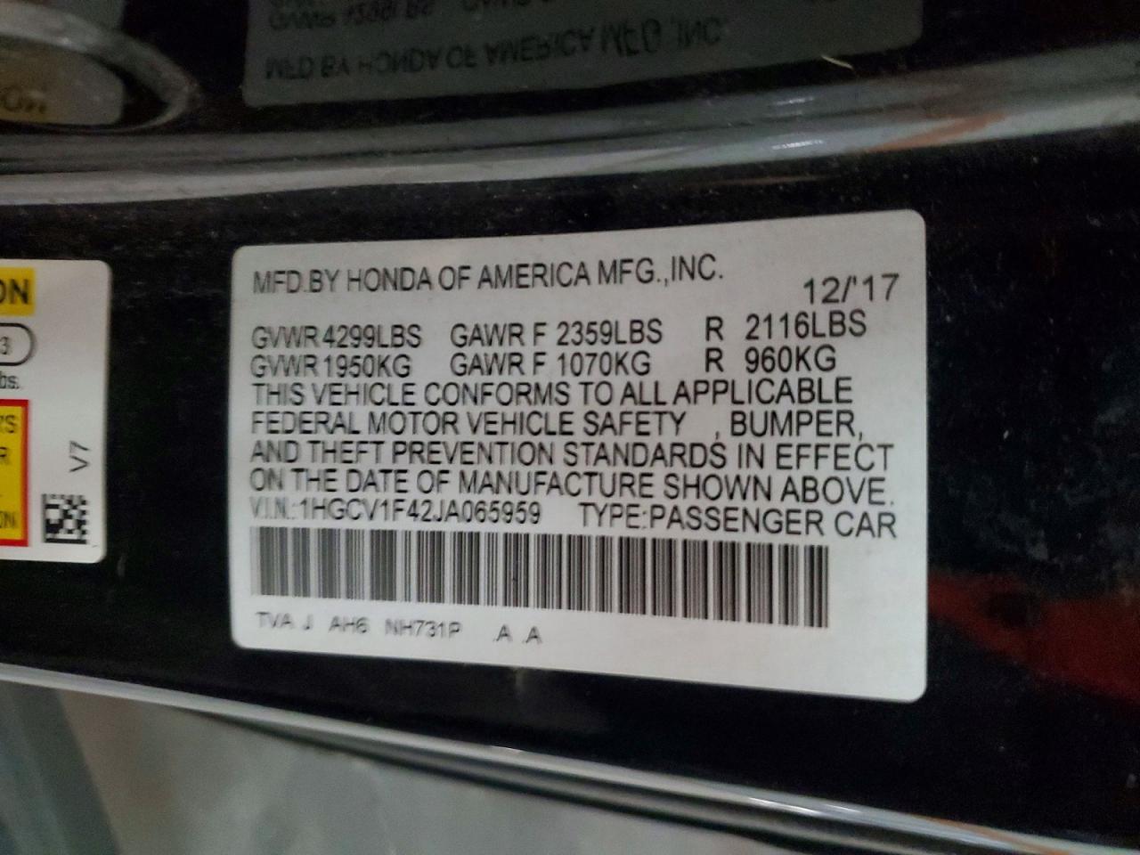 Honda Accord Ex