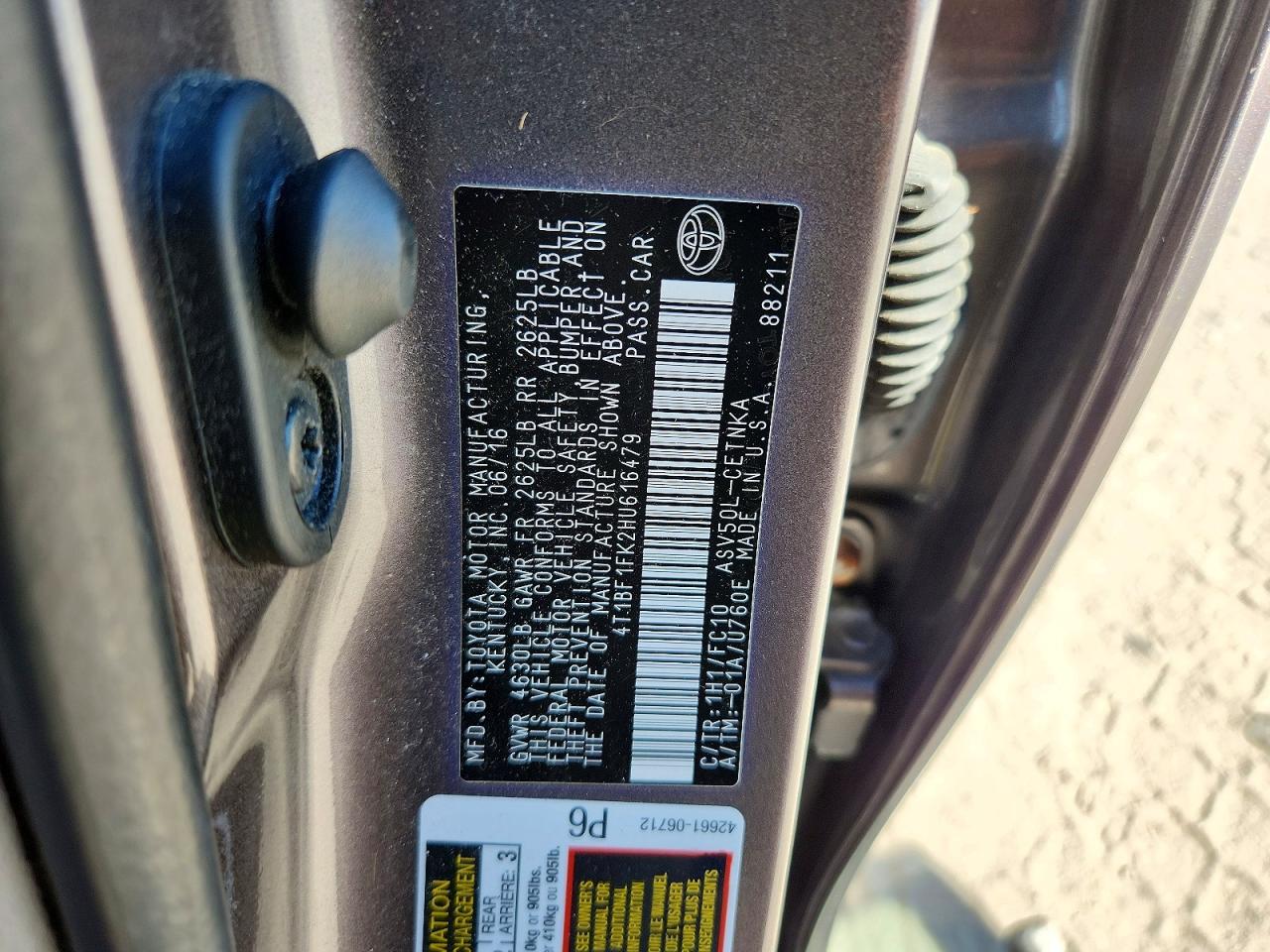 Toyota Camry Le