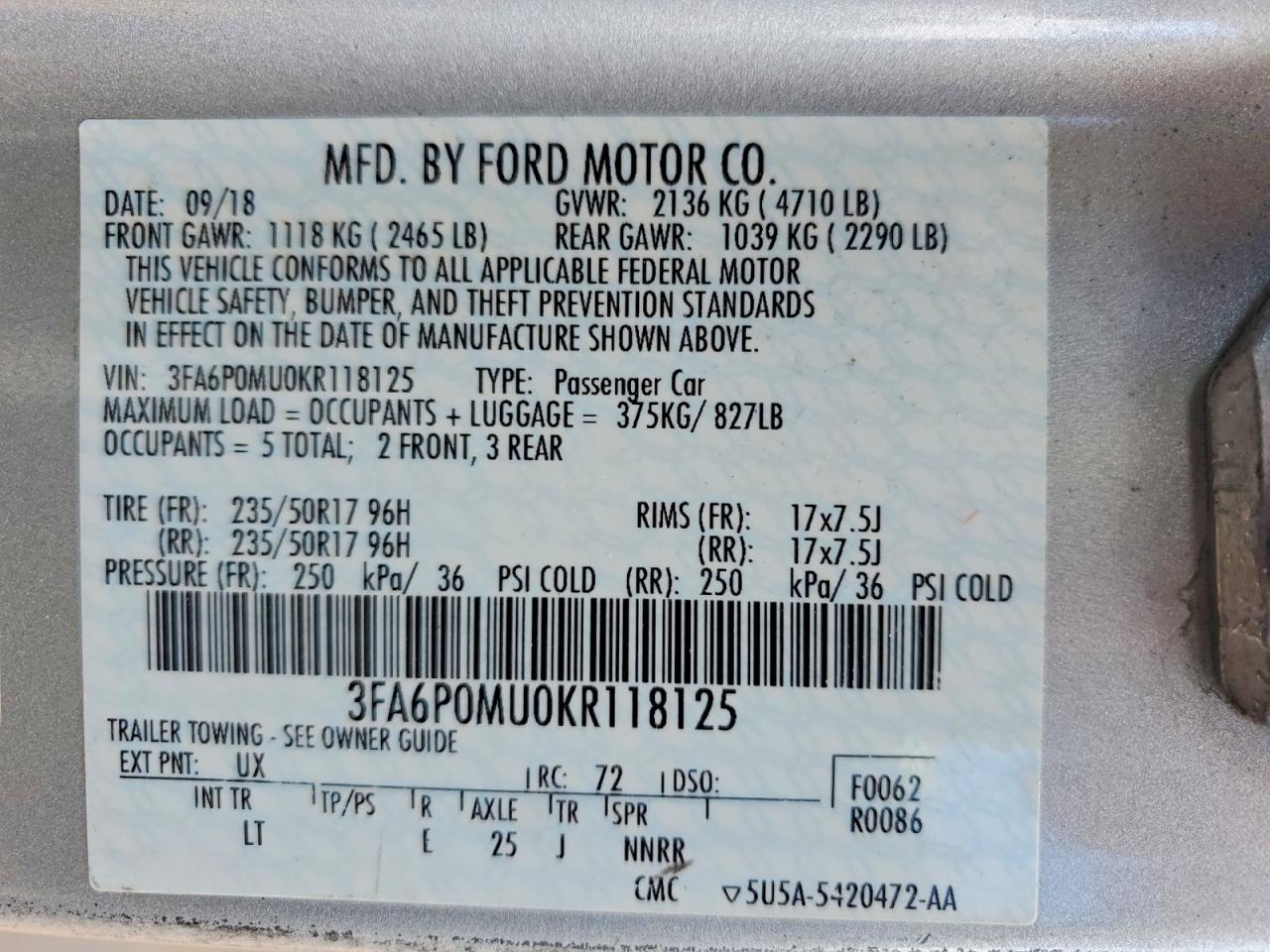 Ford Fusion Sel