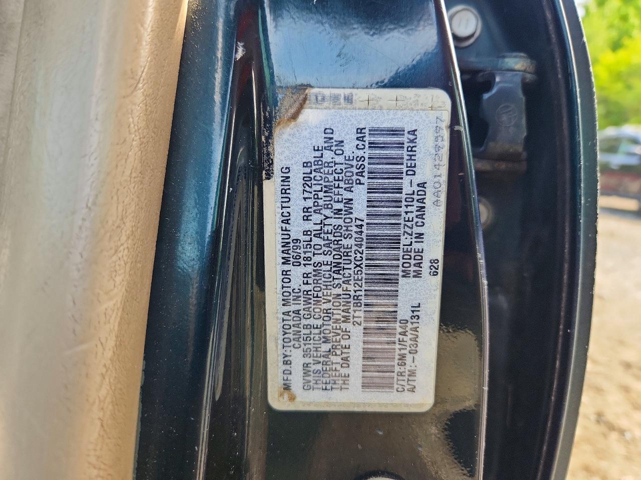 Toyota Corolla Ve