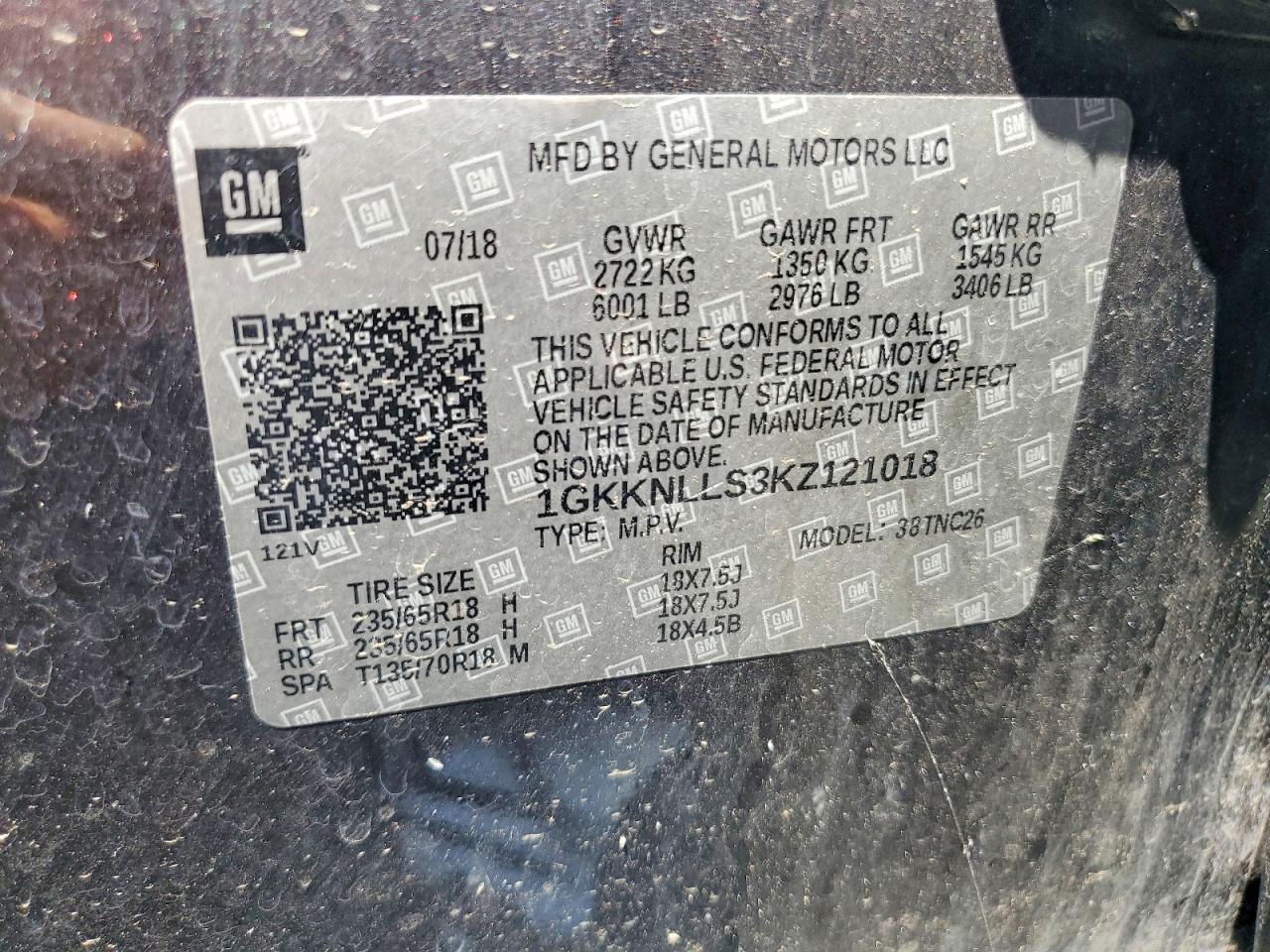 GMC Acadia Sle