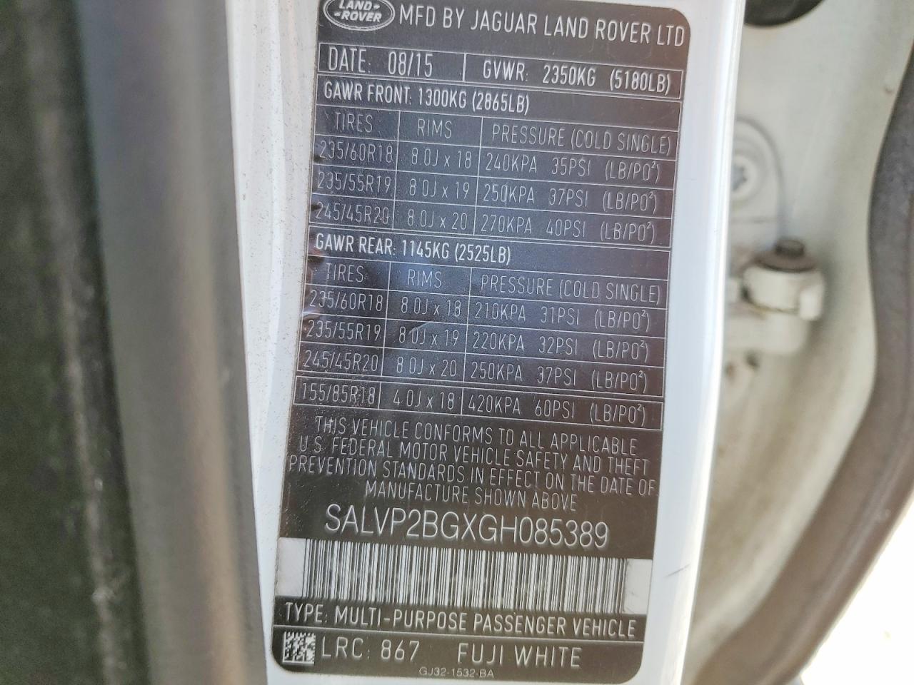 Land Rover Range Rover Se